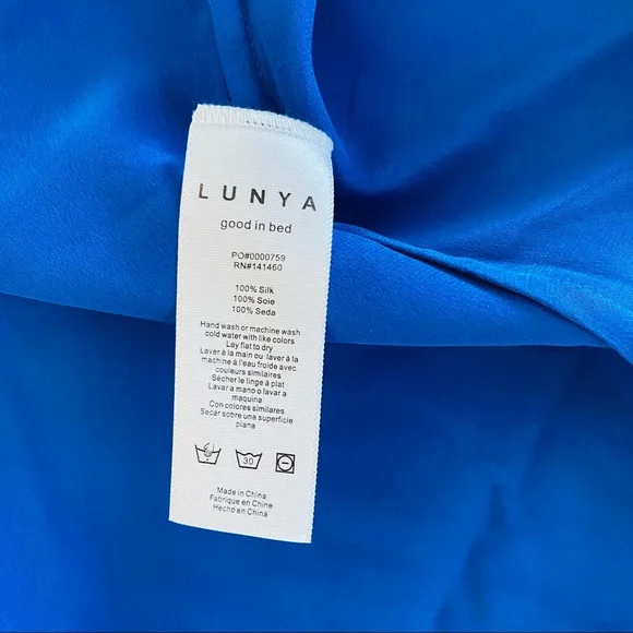 Lunya Washable Silk Set shorts tank pajama - Picture 5 of 5